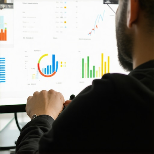 Advanced Tools for Map Maintenance A professional reviewing local SEO analytics on a monitor, showcasing map support strategies.