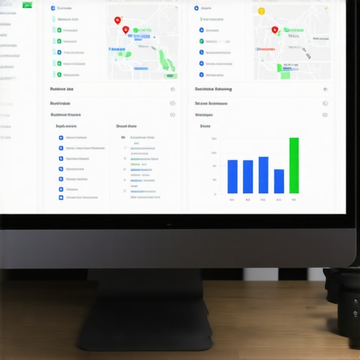 Local SEO Maintenance Tools Dashboard Screenshot of SEO audit dashboard and map support tools for local search rankings.