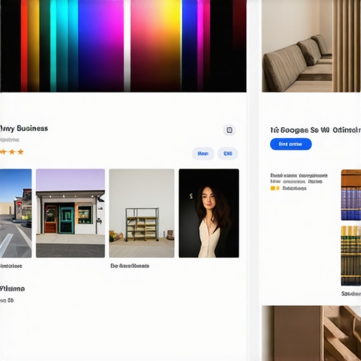 Google My Business profile showcasing reviews, photos, and recent posts